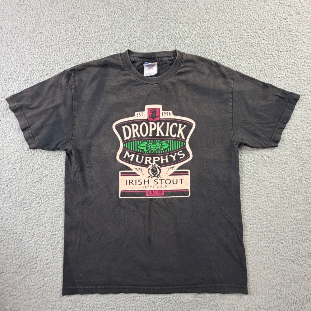 Vintage 2006 Dropkick Murphys St Paddys Tour Irish Stout Shirt Murina Tag Mens L